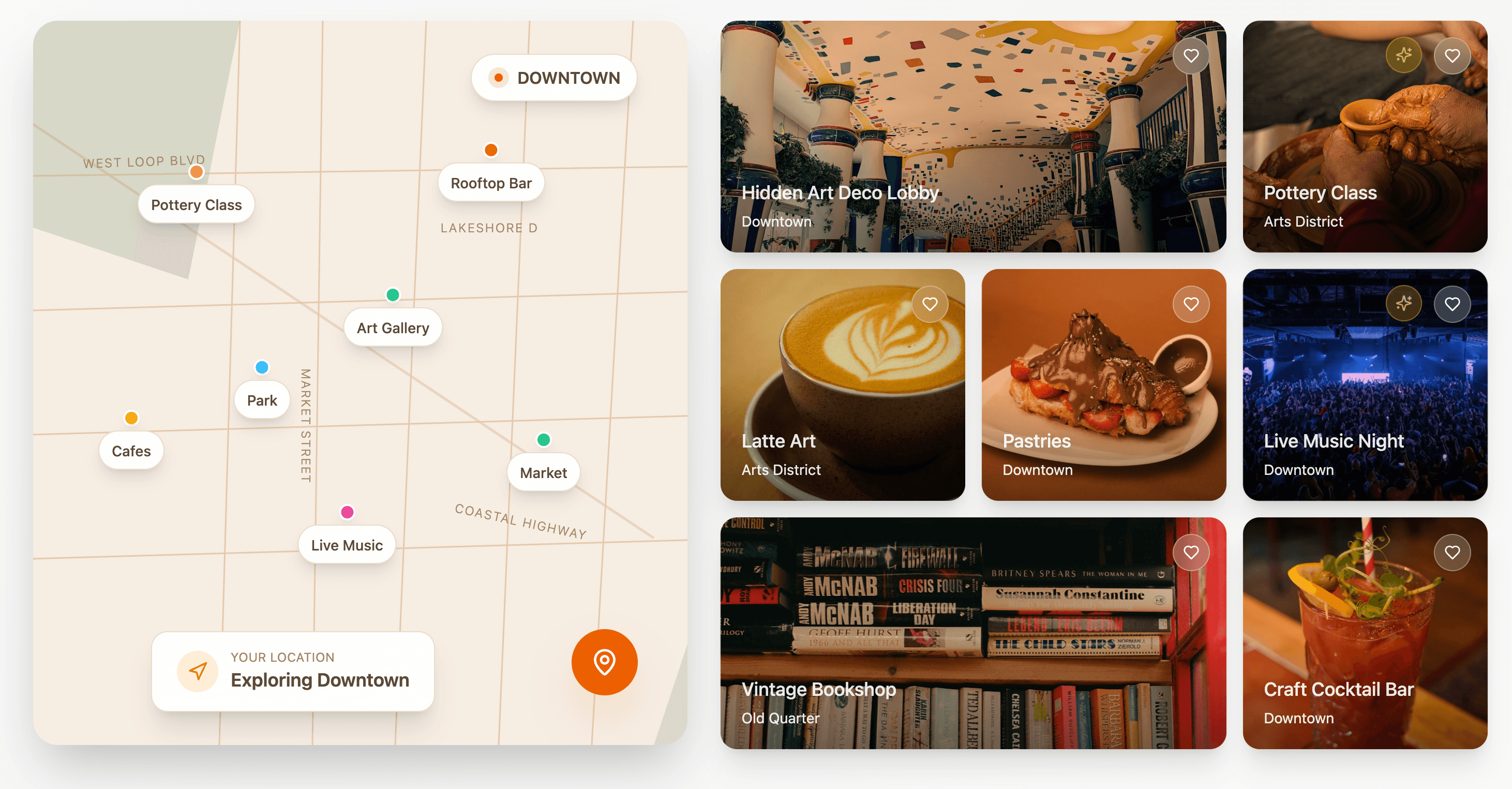 DayPlay vibe search matching places to your mood